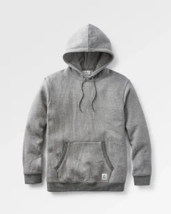 Heritage Textured Relaxed Fit Hoodie - Charcoal
