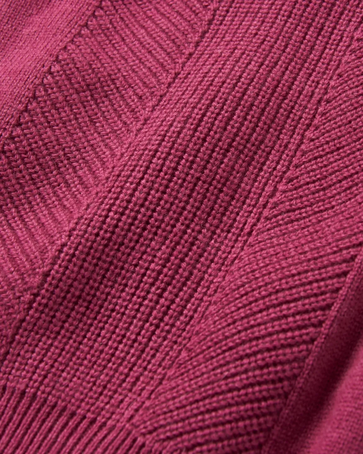 Hideout Oversized Recycled Knitted Sweater - Rhubarb