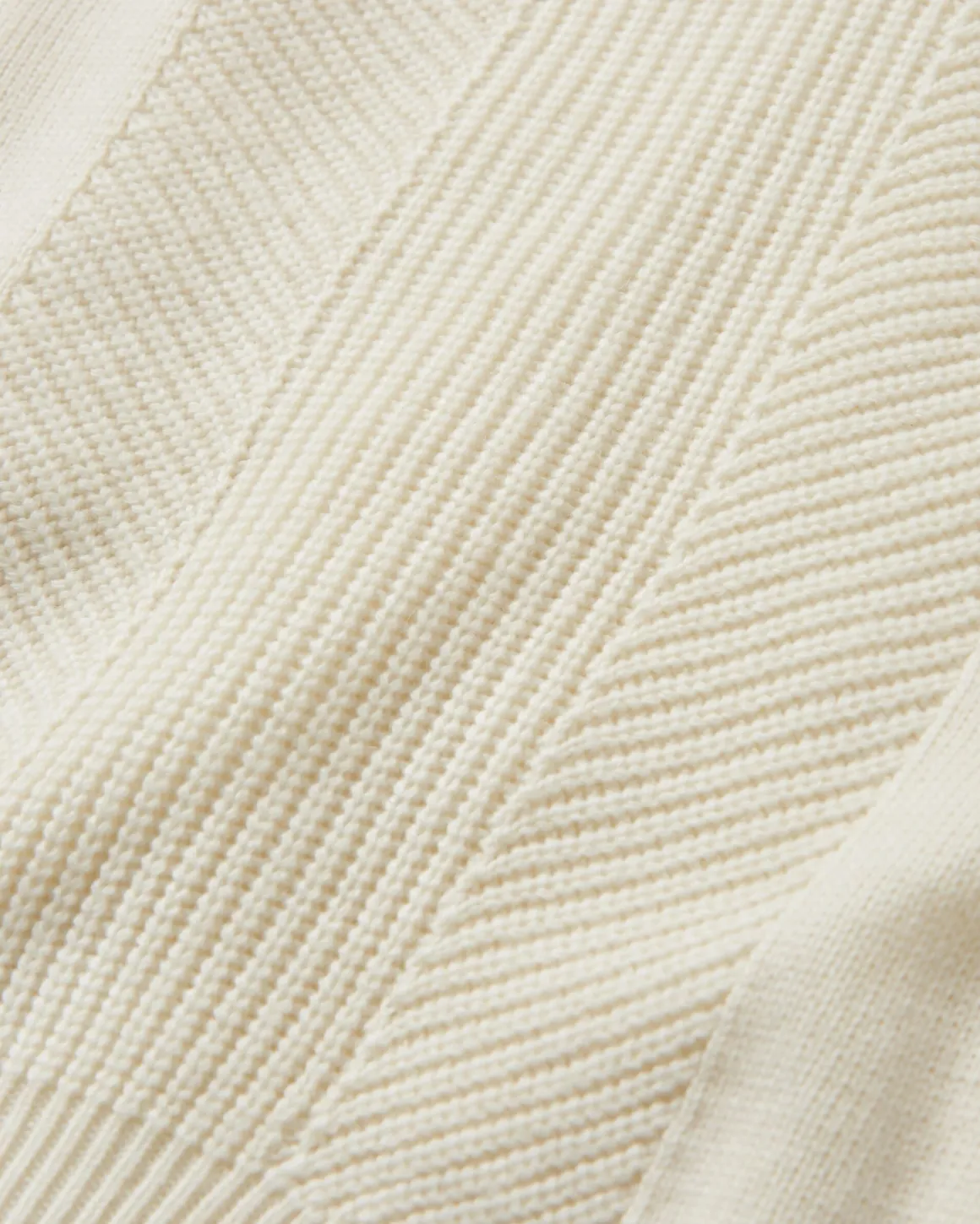 Hideout Oversized Recycled Knitted Sweater - Off White