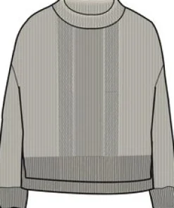 Hideout Oversized Recycled Knitted Sweater - Off White