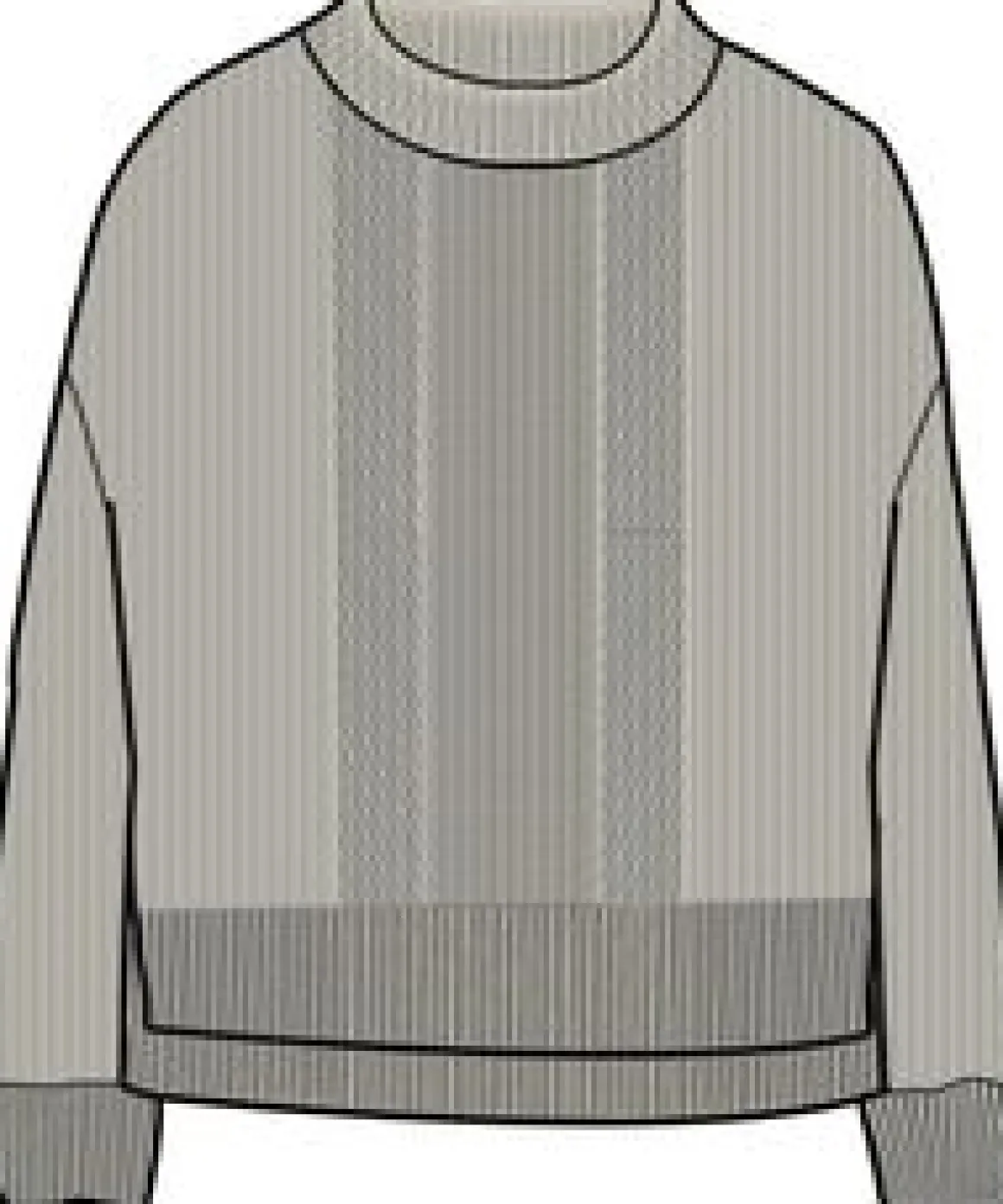 Hideout Oversized Recycled Knitted Sweater - Off White