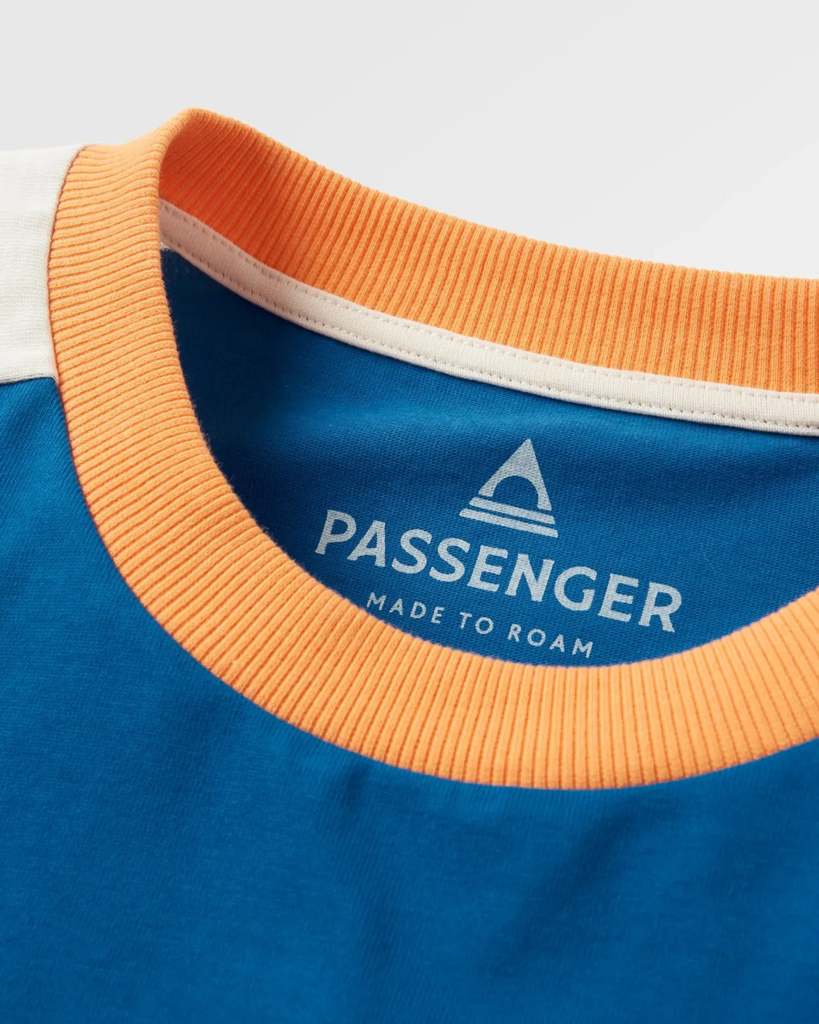 Hilltop Organic Cotton Long Sleeve T-Shirt - Azure Blue