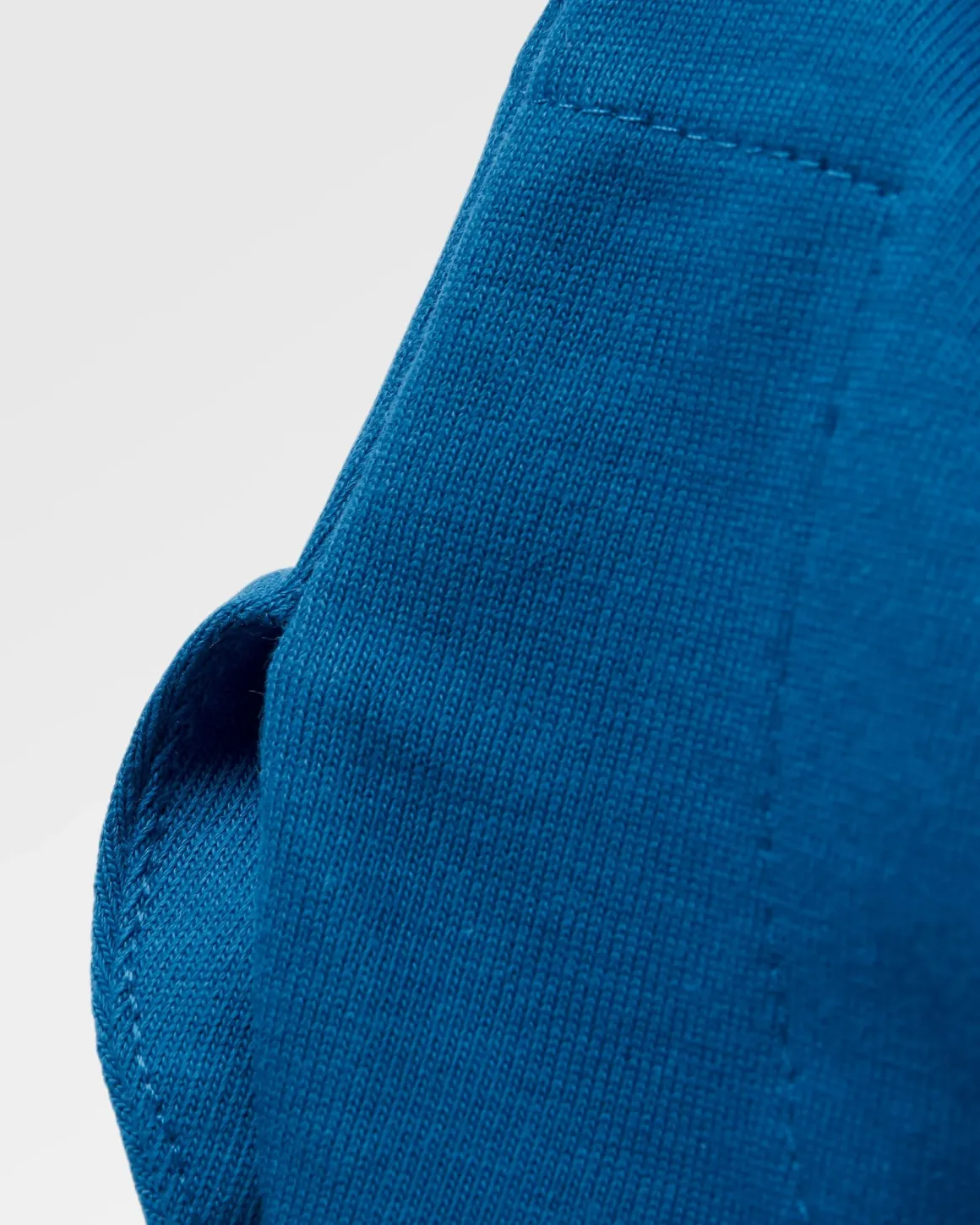 Hilltop Organic Cotton Long Sleeve T-Shirt - Azure Blue