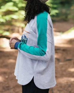 Hilltop Organic Cotton Long Sleeve T-Shirt - Grey Marl