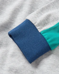 Hilltop Organic Cotton Long Sleeve T-Shirt - Grey Marl