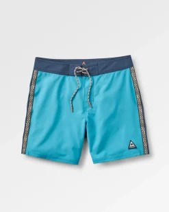 Hollow Recycled Boardshorts - Blue Pool