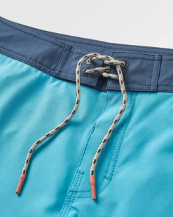 Hollow Recycled Boardshorts - Blue Pool