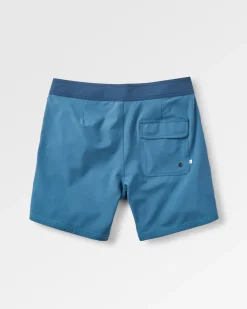 Hollow Recycled Boardshorts - Blue Pool