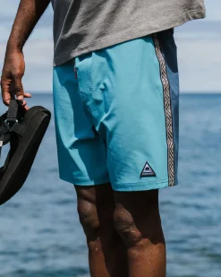 Hollow Recycled Boardshorts - Blue Pool