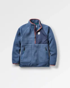 Home Recycled Sherpa Fleece - Dark Denim