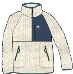 Home Recycled Sherpa Fleece - Oatmeal