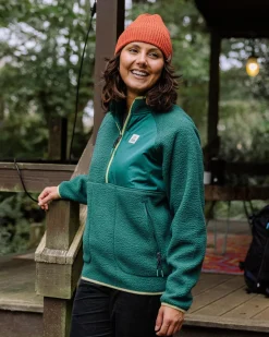 Home Recycled Sherpa Fleece - Rain Forest