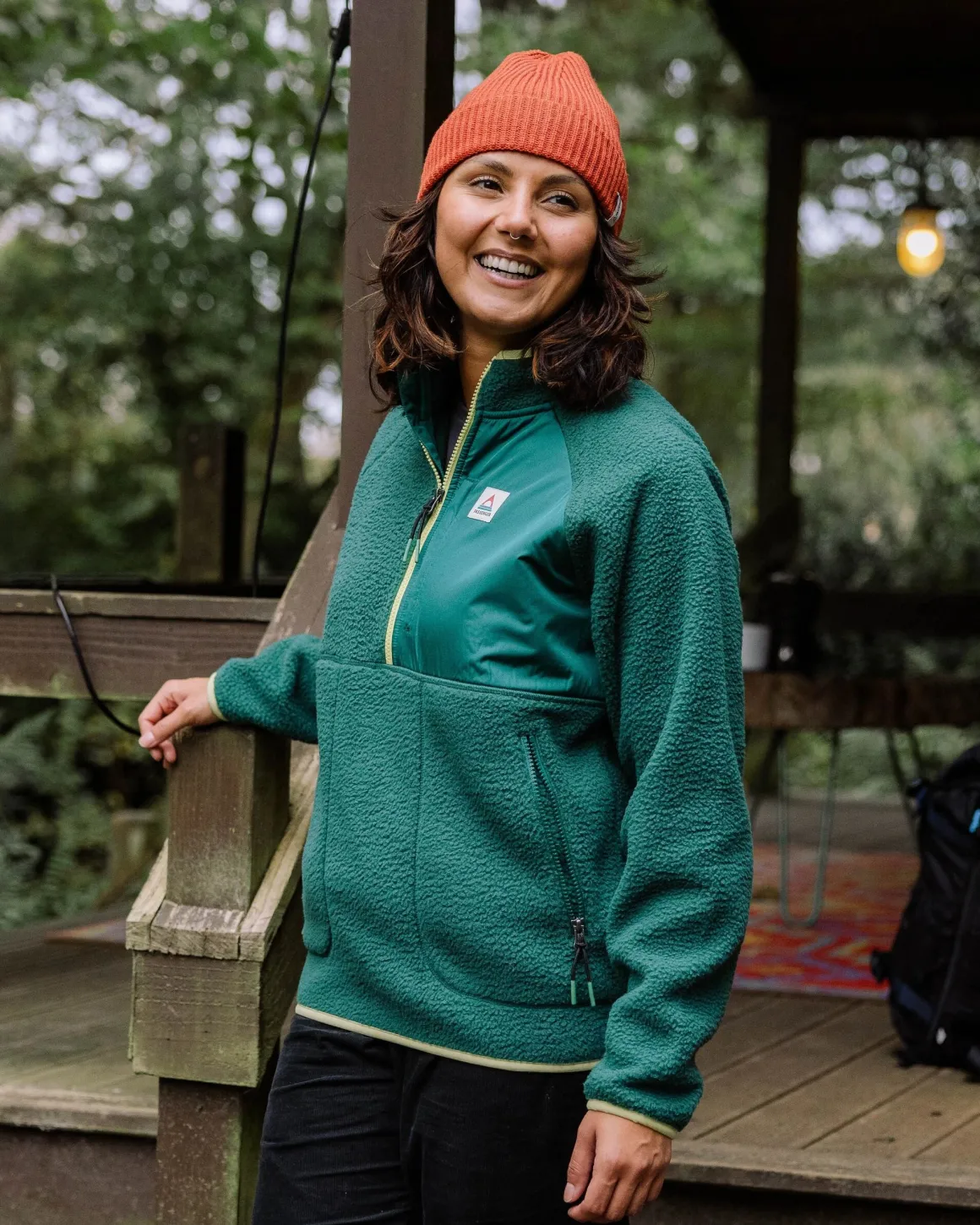 Home Recycled Sherpa Fleece - Rain Forest