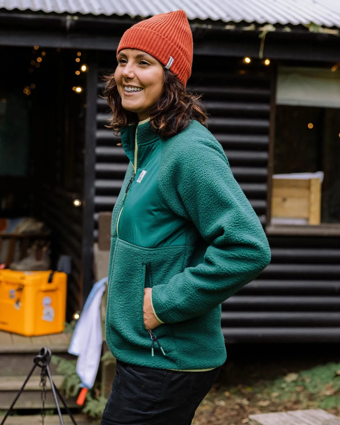 Home Recycled Sherpa Fleece - Rain Forest