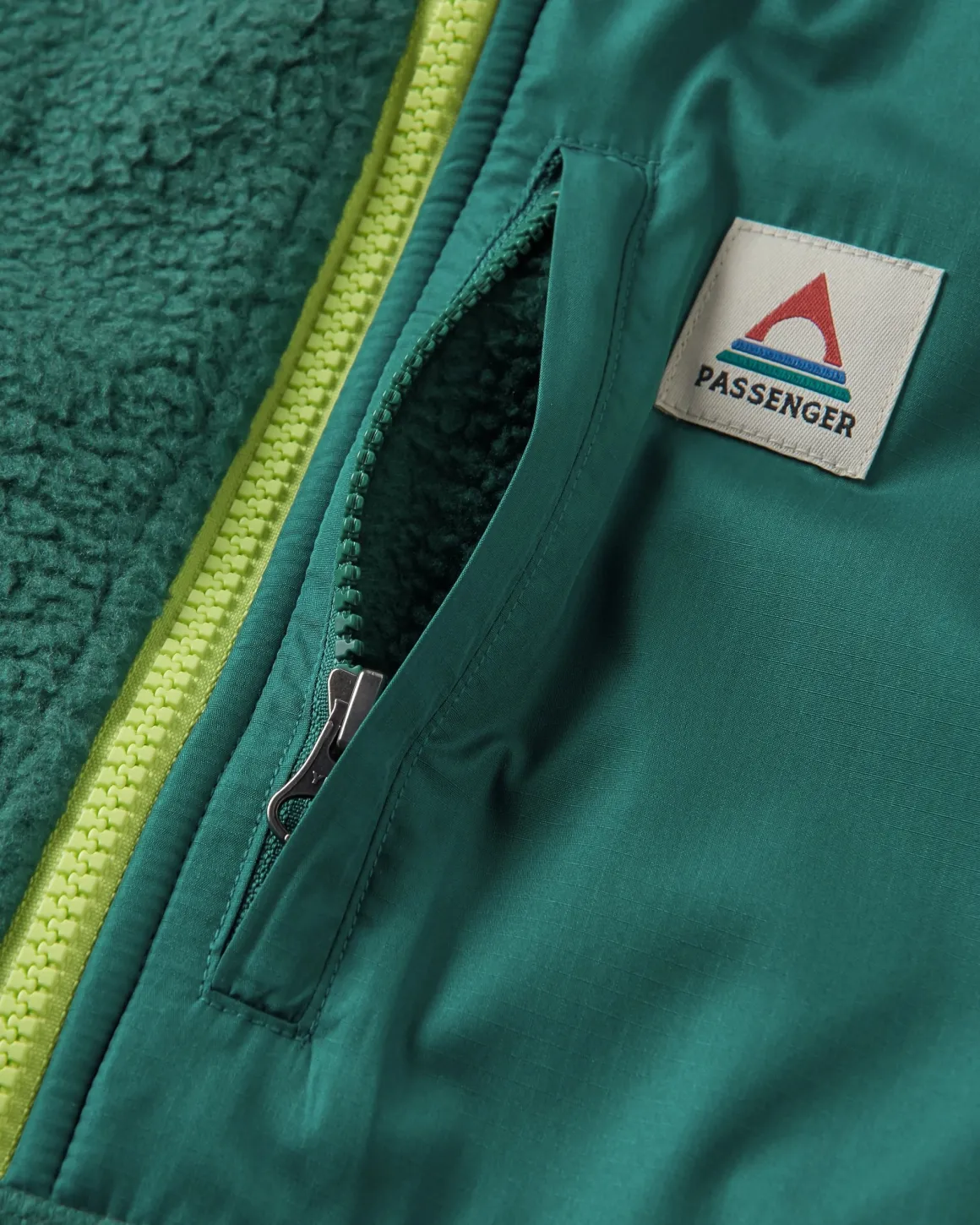 Home Recycled Sherpa Fleece - Rain Forest