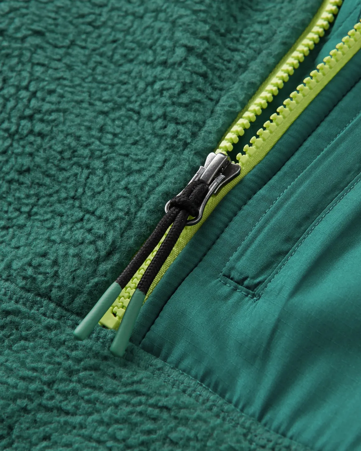 Home Recycled Sherpa Fleece - Rain Forest