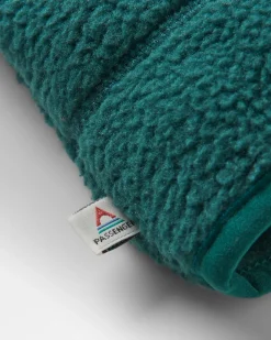 Home Recycled Sherpa Fleece - Rain Forest/ Oatmeal