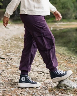 Hydrilla Organic Cotton Pants - Deep Plum