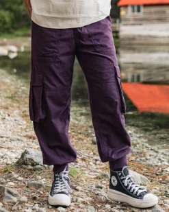 Hydrilla Organic Cotton Pants - Deep Plum