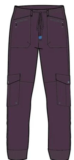 Hydrilla Organic Cotton Pants - Deep Plum