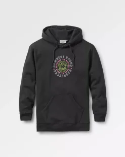 In The Woods Long Sleeve Hoodie - Black