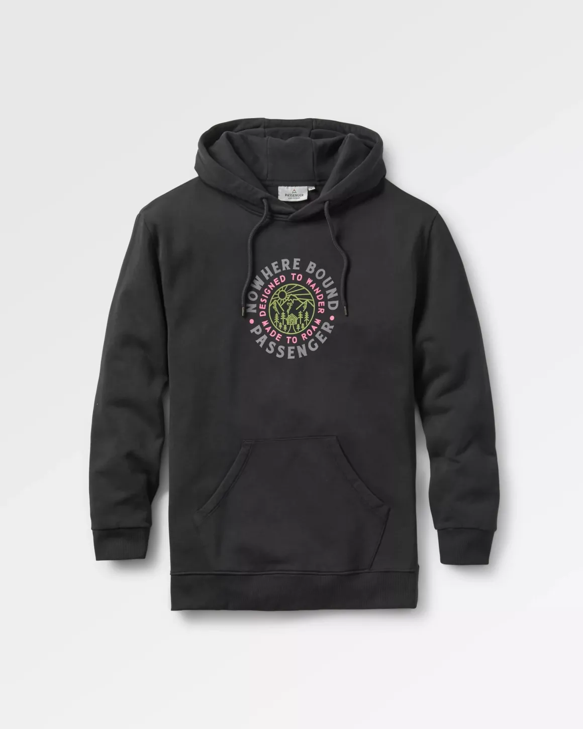 In The Woods Long Sleeve Hoodie - Black