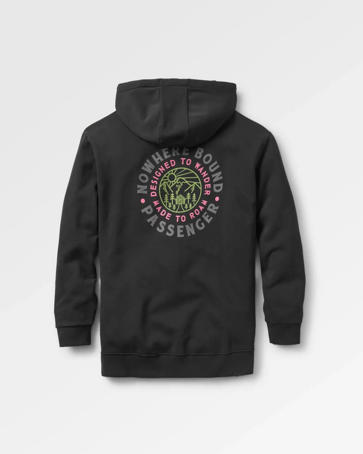 In The Woods Long Sleeve Hoodie - Black
