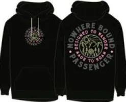 In The Woods Long Sleeve Hoodie - Black