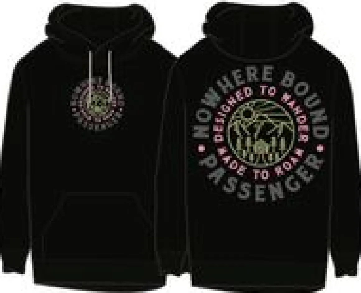 In The Woods Long Sleeve Hoodie - Black