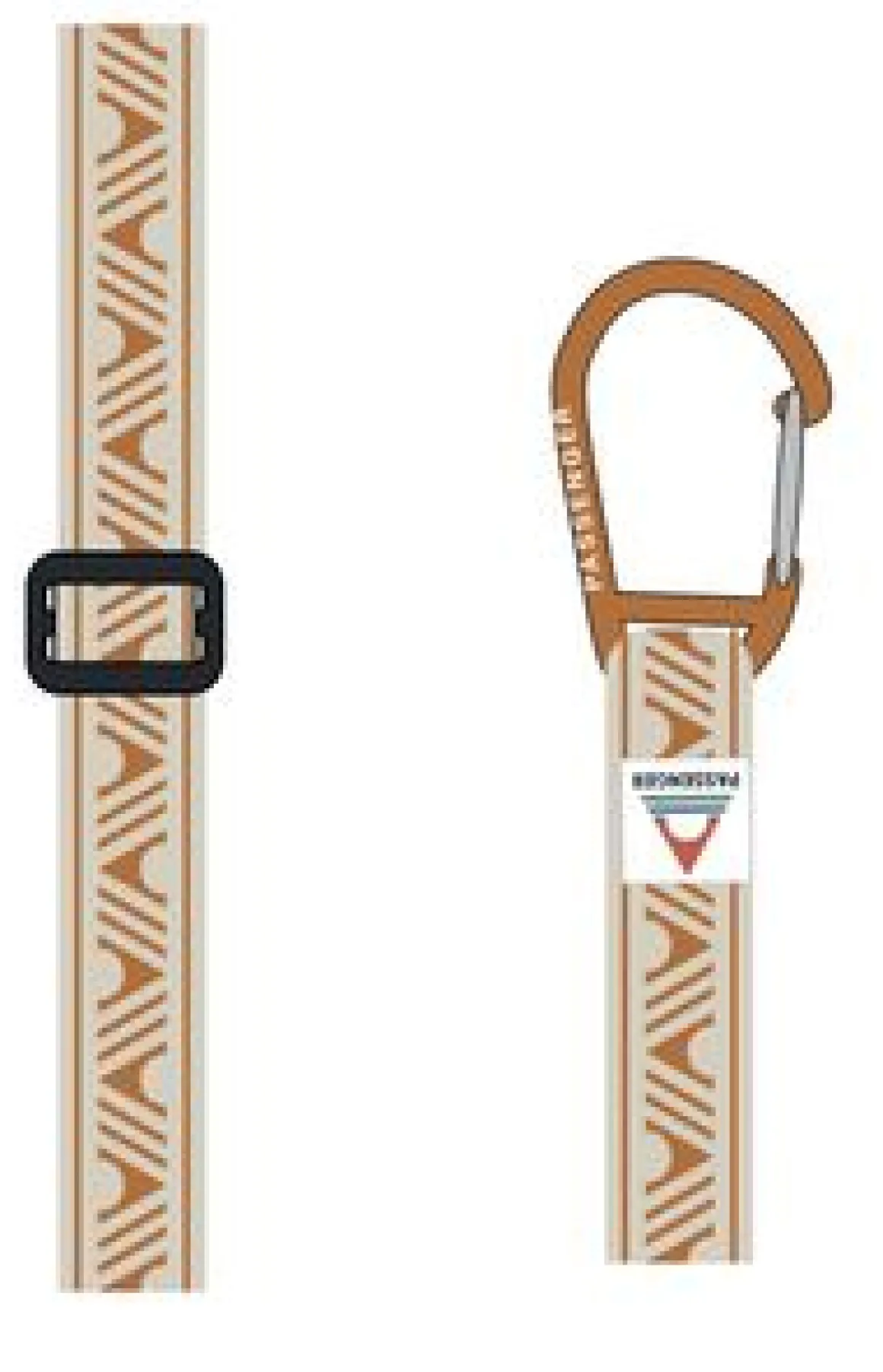 Ivy Interchangeable Bag Strap - Stepping Stone - Sunrise Orange/Birch