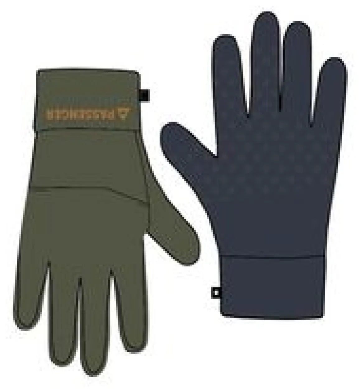 Jacks 2.0 Recycled Touch Screen Gloves - Khaki Green