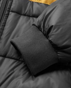 Journey Recycled Insulated Jacket - Black/Khaki Green