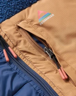 Journey Recycled Insulated Jacket - Rich Navy/Dark Denim