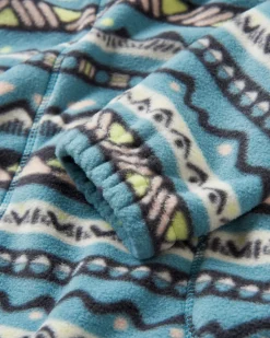 Juana Recycled Polar Hooded Fleece - Mountain Geo Arctic