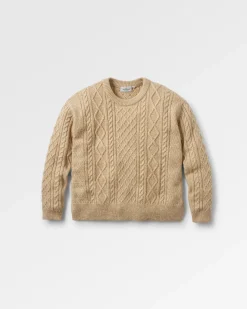 Juniper Recycled Knitted Sweater - Biscuit