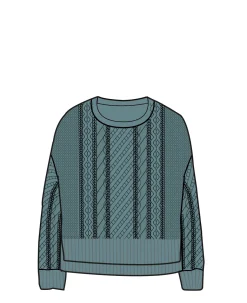 Juniper Recycled Knitted Sweater - Arctic