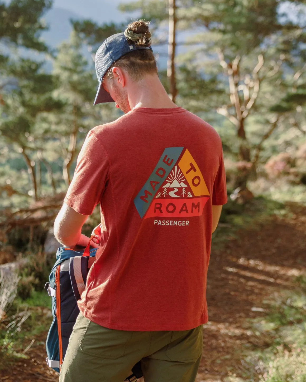 Kirkwood Textured Active T-Shirt - Red Ochre