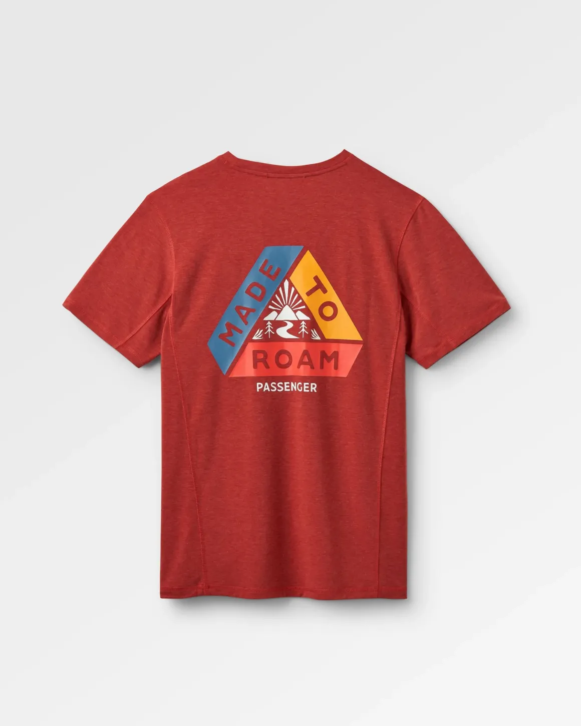 Kirkwood Textured Active T-Shirt - Red Ochre