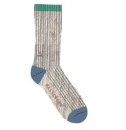 Koa Recycled Crew Socks - Gray Marl