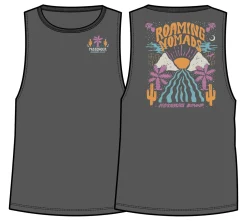 Laidback Recycled Cotton Tank Top - Faded Black