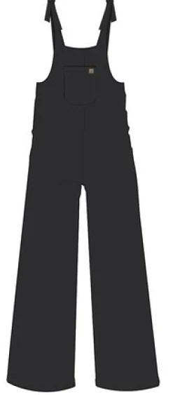 Lazy Day Overalls - Faded Black