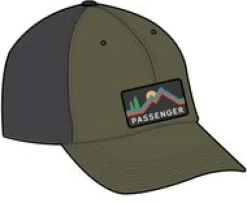 Made To Roam Mesh Snapback Hat - Khaki Green