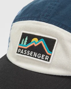 Made To Roam Recycled 5 Panel Hat - Charcoal Multi