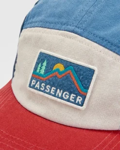 Made To Roam Recycled 5 Panel Hat - Moonlight Blue Multi