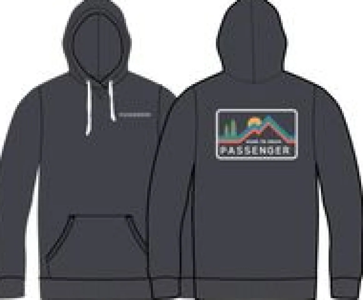 Made to Roam Recycled Hoodie - Faded Black