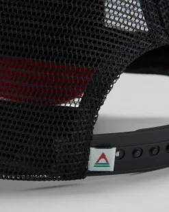 Made To Roam Trucker Hat - Black/Red Spice