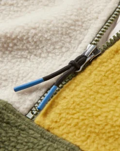 Maine 2.0 1/2 Zip Recycled Sherpa Fleece - Khaki