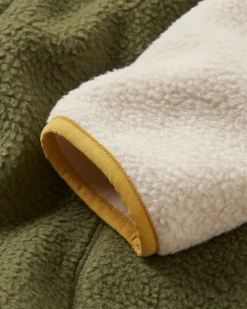 Maine 2.0 1/2 Zip Recycled Sherpa Fleece - Khaki