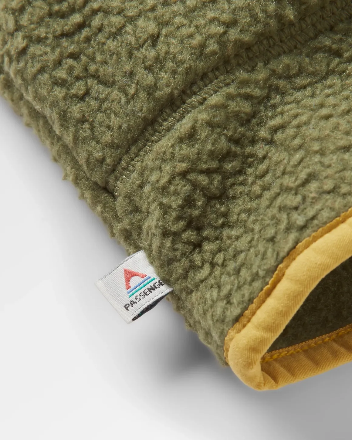 Maine 2.0 1/2 Zip Recycled Sherpa Fleece - Khaki