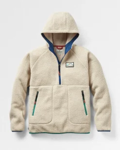 Maine 2.0 Half Zip Recycled Sherpa Fleece - Oatmeal